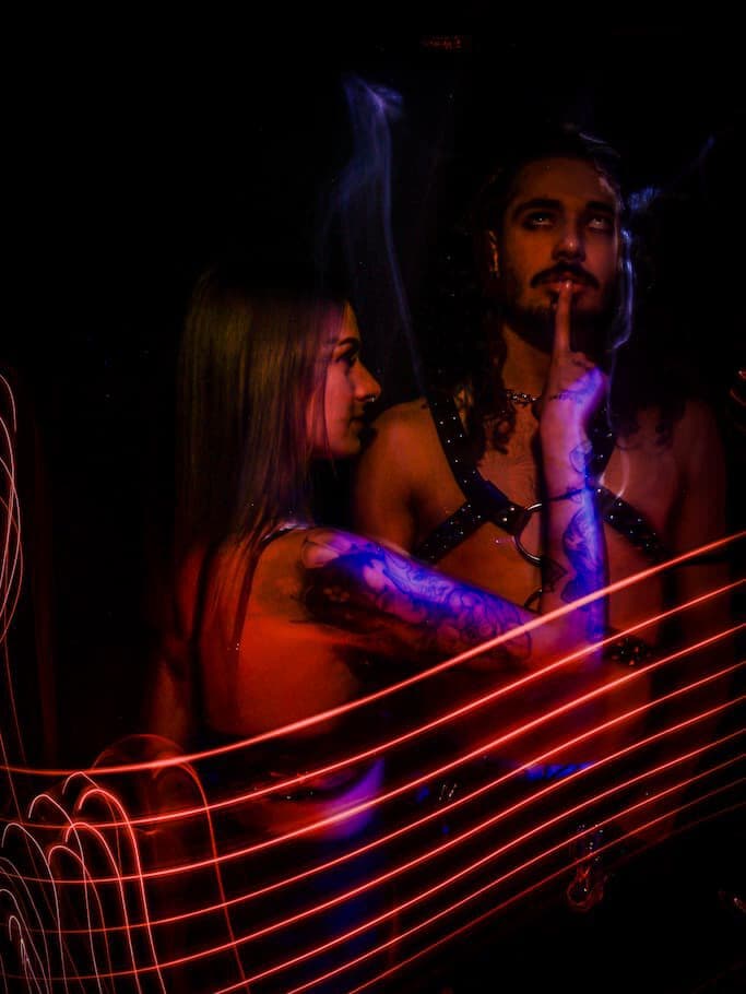 House music and lights on the KitKatClub floor