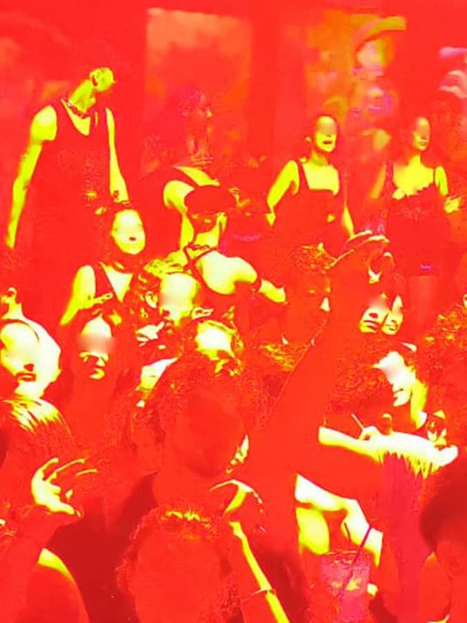 Party atmosphere at KitKatClub, Berlin